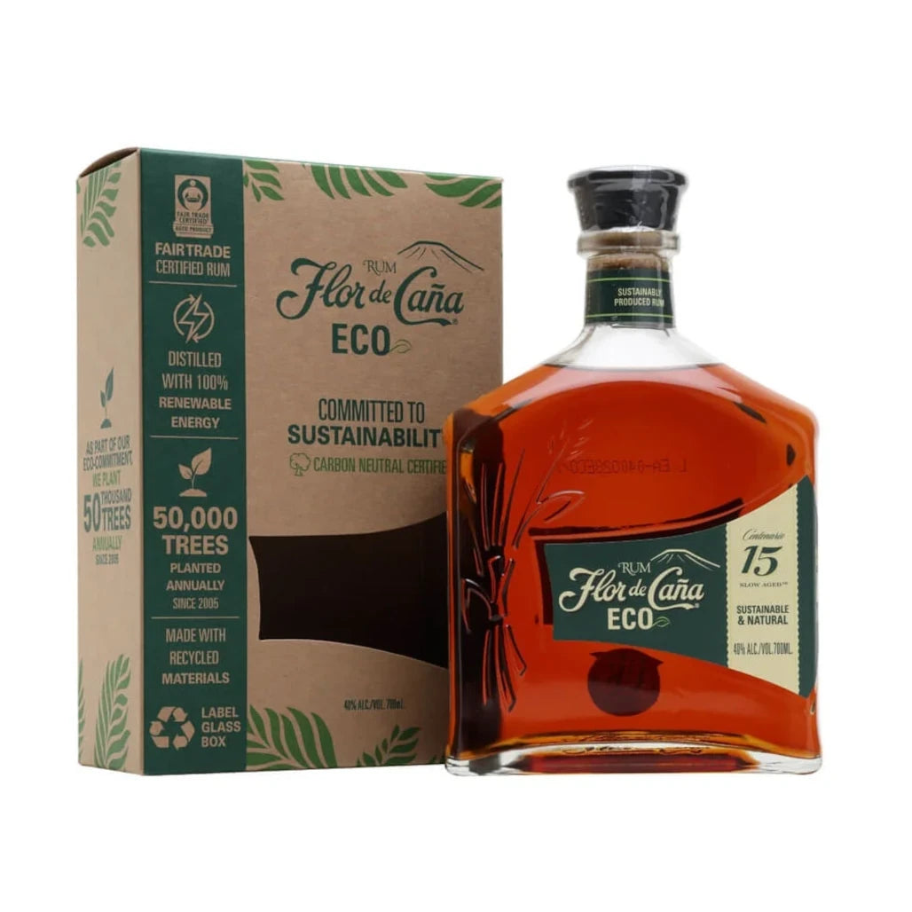 Flor de Cana ECO 15 Rum 70cl | Kwoff